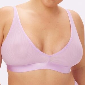 Lilac parade mesh bra